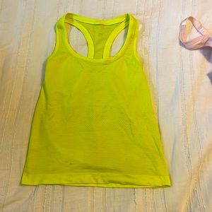 lululemon swiftly tech tank top highlight yellow
